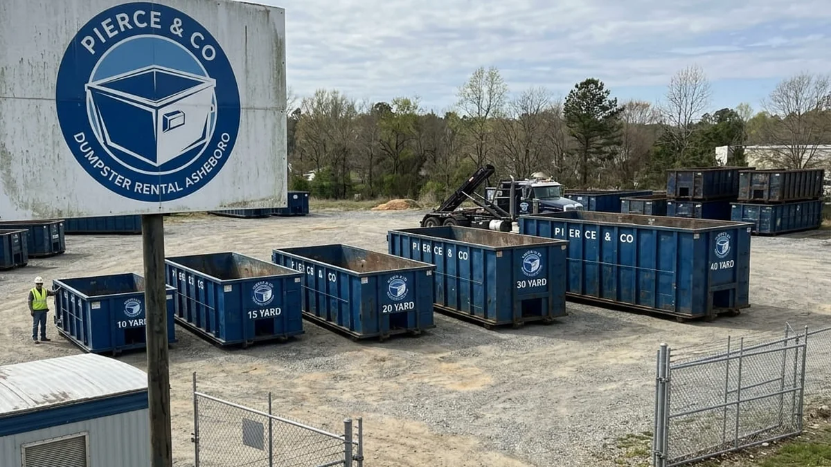 10 yard dumpster rental in Asheboro, NC