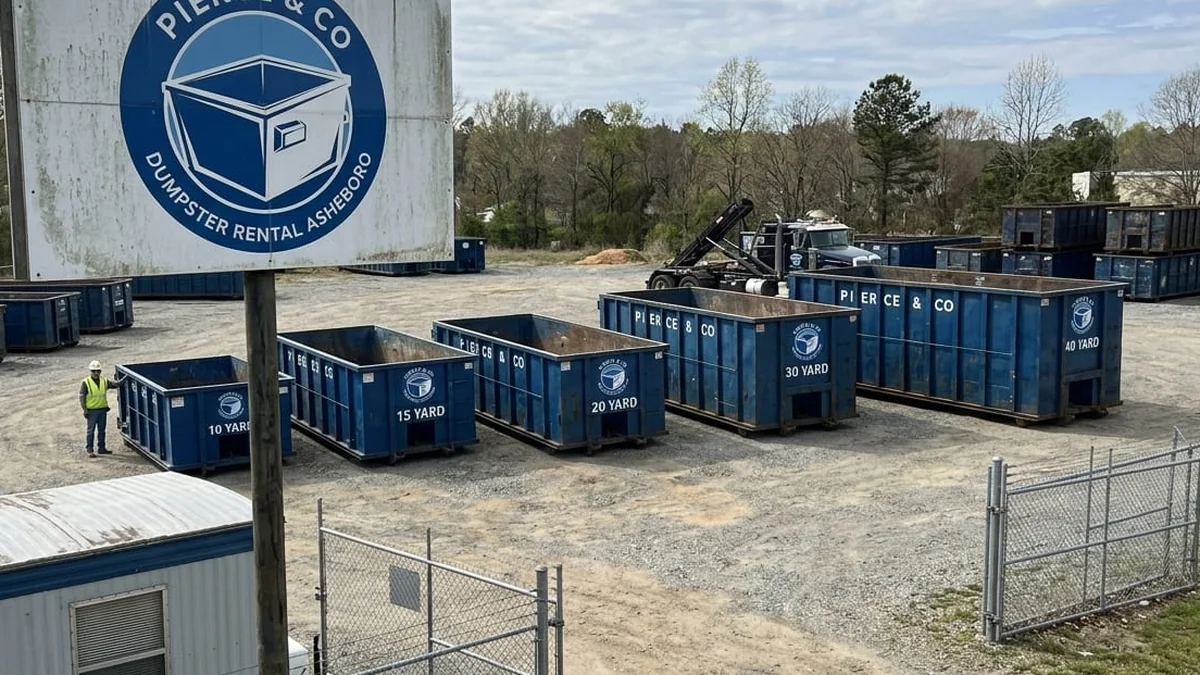 20 yard dumpster rental in Asheboro, NC 20 yard dumpster rental in Asheboro, NC
