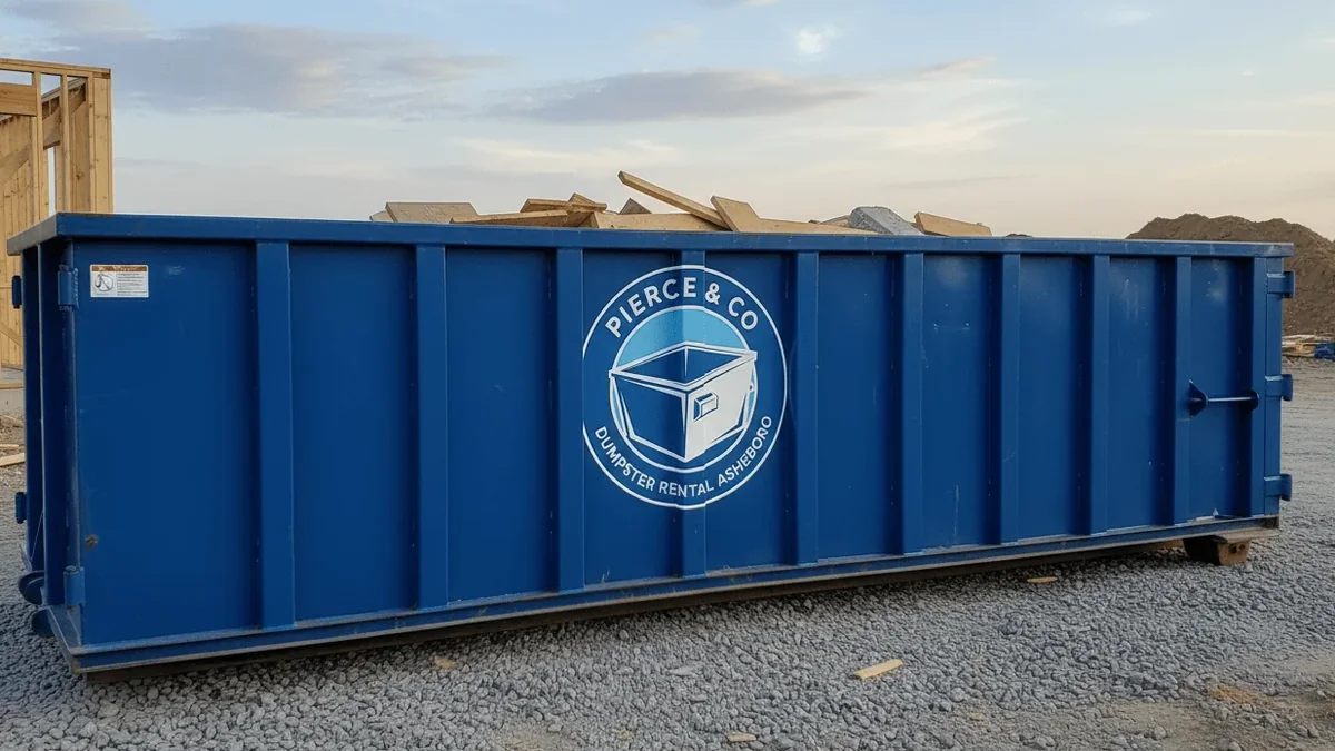 Roll-off dumpster rental in High Point, NC delivered by Pierce & Co Dumpster Rental Asheboro Roll-off dumpster rental in High Point, NC delivered by Pierce & Co Dumpster Rental Asheboro
