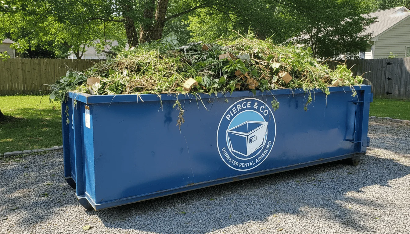 Yard Waste Dumpster Rental Asheboro NC-img